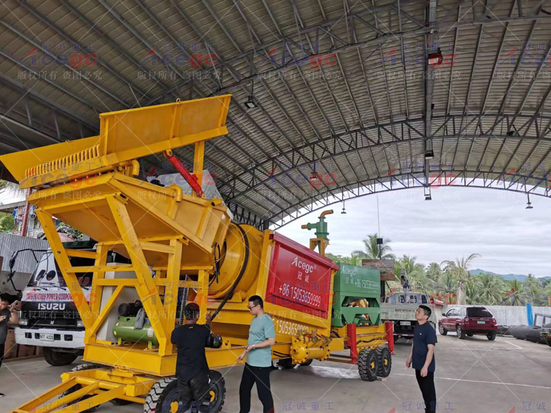 移動式滾筒篩沙金設備發(fā)往菲律賓